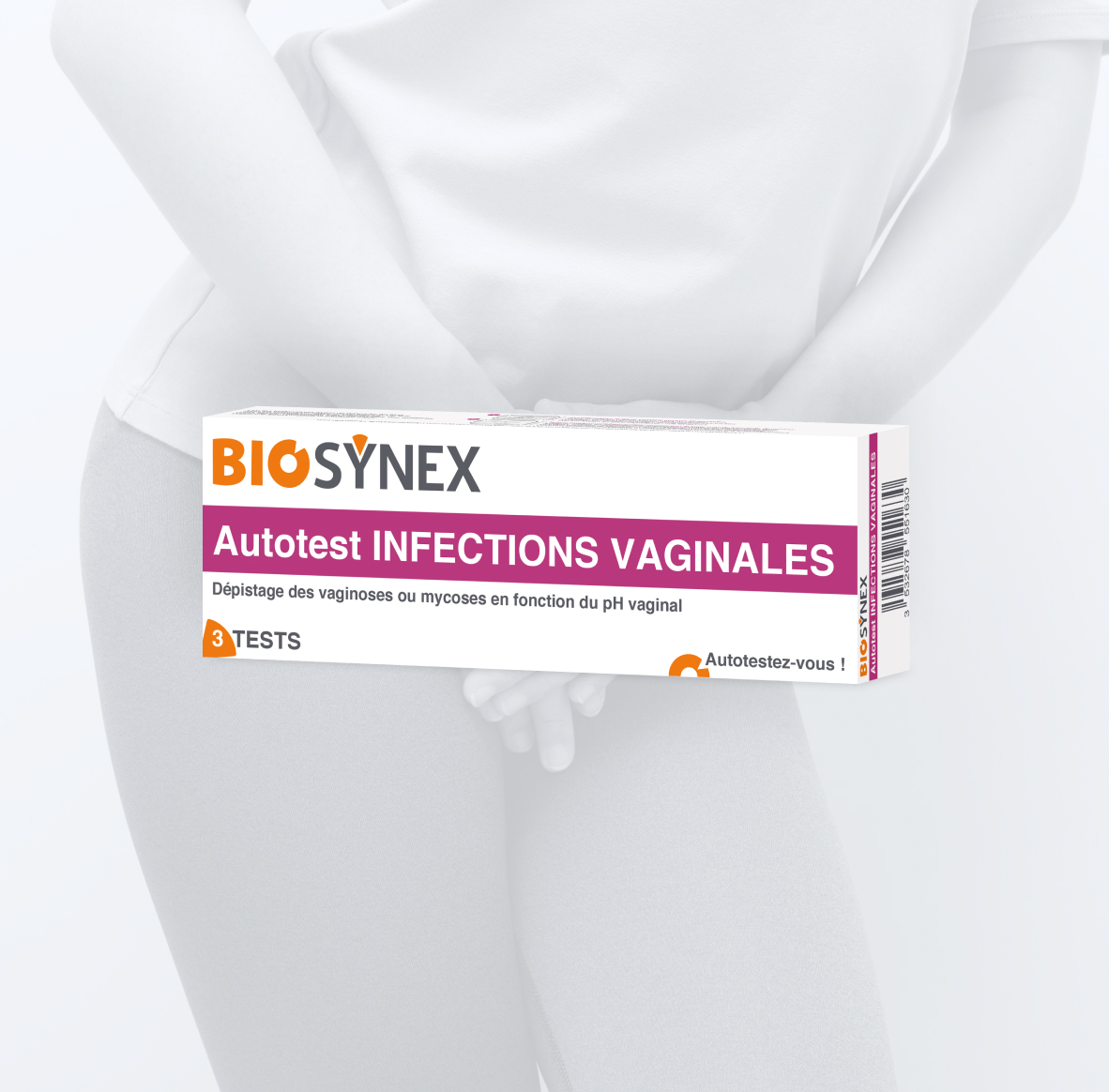 Biosynex Autotest Infections vaginales - Vaginose et mycose