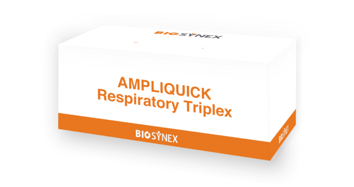 Triplex respiratory diagnostic biosynex miniature