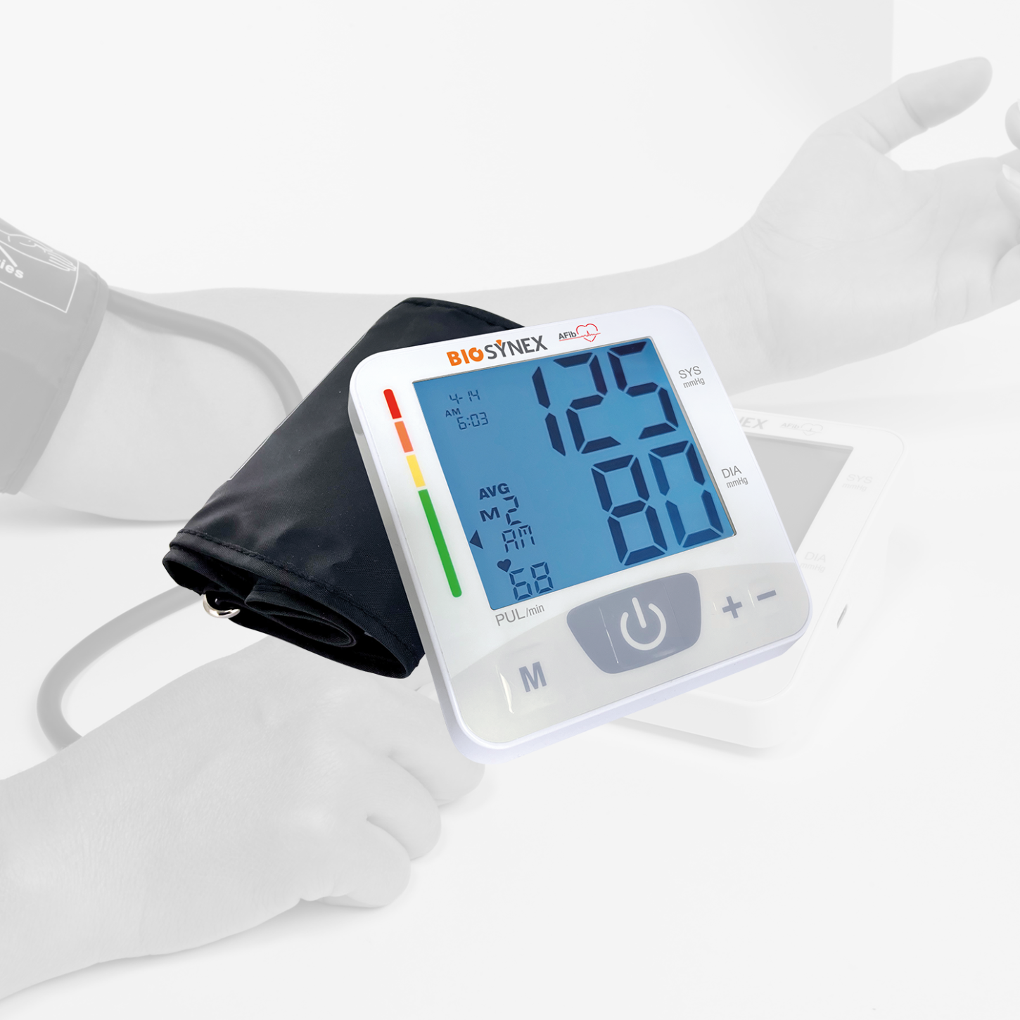 AFib cuff blood pressure monitor Biosynex